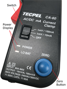 TECPEL CA-60 transmetteur de pince de courant AC/DC multi-usages vente en gros pour usage industriel pour pinces multimètres industrielles - Product Image 3