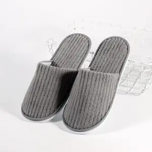 Factory hot sale coral fleece hotel shoe wholesale disposable slippers Hotel supplier
