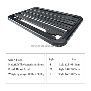 แร็คหลังคาอลูมิเนียมอัลลอยด์สำหรับรถกระบะอเนกประสงค์ เหมาะสำหรับฟอร์ด มาเวอริค F150 F250 อะไหล่แต่งรถยนต์ - Product Image 3