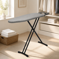 Planche à repasser pliable en métal, réglable en hauteur (5-7 niveaux), couleur personnalisable, pour la maison européenne – Fournisseur OEM/ODM
