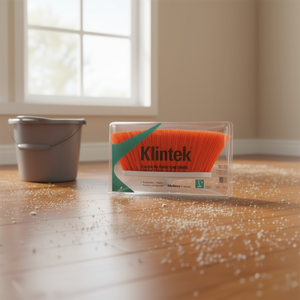 Klintek ES-200C Scopa Media con Testa in PET e Manico in Plastica per Pulizia Pavimenti Domestici, Setole Resistenti Senza Perdita, Ideale per - Product Image 2