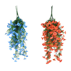 Fleurs artificielles murales Ita Morning Glory 100 cm en soie pour la décoration intérieure et extérieure - Product Image 5