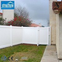 High Quality 6x8 ft White Eco-Friendly Nature Plastic PVC/Vinyl Cheap Decorative Panel Privacy Fence Panels for Sale