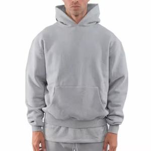 Sudadera con Capucha Personalizada para Hombre, Lisa, <span class=keywords><strong>de</strong></span> Algodón, con Estampado Personalizado, Sudadera <span class=keywords><strong>de</strong></span> Felpa Gruesa <span class=keywords><strong>de</strong></span> 400 g/m², Corte Holgado - Product Image 4