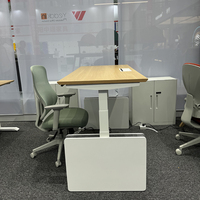 YEDDKIN Bureau Électrique Réglable en Acier Ergonomique pour le Travail Debout – Idéal pour le Bien-être des Employés d'Entreprise – Robuste et Facile à Utiliser