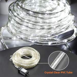 Led Rope Light Solarstrom im Freien Fee beleuchtet wetterfestes Seil Weihnachts fest Holiday Tube String Light - Product Image 2