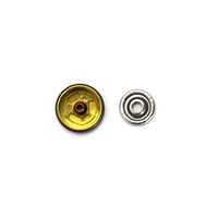 Boutons fantaisie à pression de haute qualité, ronds et carrés, en métal, avec logo personnalisé et motif, pour chemises arabes, thobes, abayas et vêtements pour hommes