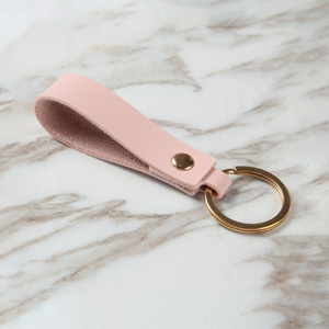 Llavero de alta resistencia con clip para cinturón, llavero de Metal y llavero de cuero, etiquetas en blanco, juego de llaveros dorados - Product Image 6