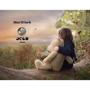 JELO Mini Handpan Argenté Personnalisable de 18 Pouces, Tambour à Langues en Acier à 10 Notes pour Utilisation Instrumentale - Product Image 1
