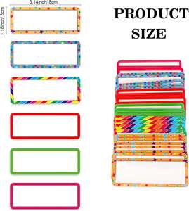 Etiquetas Magnéticas con Nombre para Refrigeradores, Aptas para Escuelas, Oficinas y Hogares - Product Image 6