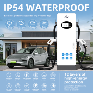 Estación de Carga para Vehículos Eléctricos de Doble Puerto DC40kW/60kW-<span class=keywords><strong>FM</strong></span> con Pantalla de 7 Pulgadas, Entrada CCS1/CCS2/GB/T 380V - Product Image 2