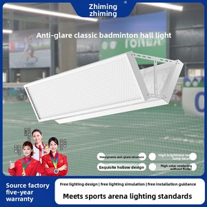 โคมไฟระย้า LED แบบรังผึ้งป้องกันแสงสะท้อนสำหรับสนามแบดมินตันและ<span class=keywords><strong>ปิงปอง</strong></span> พร้อมหลอดไฟ LED ความสว่างสูงไร้เงา ดีไซน์คลาสสิก - Product Image 5