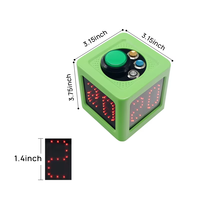 2024 société nouvelle arrivée sans fil 4 visages batterie colorée horloge d'échecs horloge de poker