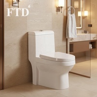 WC monobloc en céramique moderne allongé à double chasse, finition brillante, à poser au sol, siphonique, à sortie verticale, prix abordable, garantie 5 ans