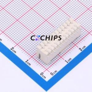 WAFER-PHB2.0-22PLB-GM Wire-to-Board Pin Header SMD,P=2mm Connector 2x11P 2mm Vertical Mount PHB - Product Image 2