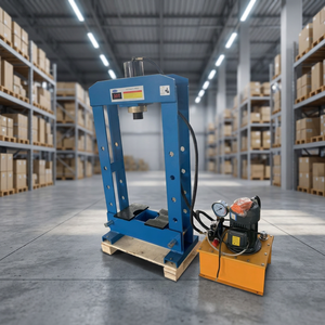 <span class=keywords><strong>Prensa</strong></span> <span class=keywords><strong>Hidráulica</strong></span> Eléctrica de 30 Toneladas <span class=keywords><strong>con</strong></span> Estructura en H, <span class=keywords><strong>Motor</strong></span> y Bomba para Recipientes a Presión, Construcción en Acero - Product Image 2