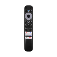 Control Remoto ES-RM098-2-V a Precio de Fábrica para el Nuevo Google Chromecast 4k TV, Decodificador con Google Voice, Smart TV G9N9N, Control por Voz BT IR