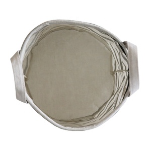 <span class=keywords><strong>En</strong></span> gros Pas Cher grande ronde pliable enfants noir et blanc <span class=keywords><strong>toile</strong></span> panier à linge - Product Image 4