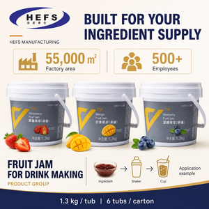 Mermelada de Fruta Real con Trozos de Fruta Entera 1.3kgx6 Caja 10 Sabores para Panaderías Artesanales y Tiendas de Postres Especializados - Product Image 3