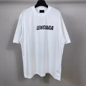Camiseta Paris 26 de Algodón de Alta Calidad, Transpirable, Duradera, de Marca de Moda, con Logotipo Clásico de Letras Agrietadas y Estampado Desgastado - Product Image 4