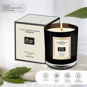 Nouvel ensemble cadeau de bougies parfumées de Noël, bougies de luxe dans un verre, cadeau d'affaires, bougie parfumée personnalisée, cadeaux de mariage pour les invités - Product Image 4