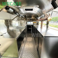 Camion de restauration mobile Wecare avec cuisine complète, bar, remorques alimentaires pour la vente au Canada