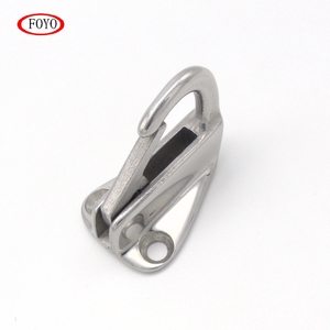 FOYO <span class=keywords><strong>Precision</strong></span> Cast 316 Acero inoxidable pulido Nuevos accesorios para barcos Reemplazo/Reparación Gancho a presión Gancho para guardabarros - Product Image 2