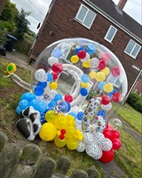 Niños fiesta al aire libre cúpula inflable globo burbuja casa