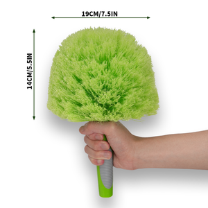 Cepillos redondos para limpieza de ventiladores de techo, cabezal de cepillo para rincones, plumero para limpieza de bañeras de hidromasaje, spas, baños, cocinas, pisos y paredes - Product Image 4