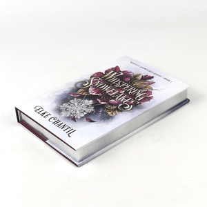 Libro <span class=keywords><strong>da</strong></span> collezione con copertina rigida e bordi spruzzati effetto <span class=keywords><strong>fiocchi</strong></span> <span class=keywords><strong>di</strong></span> <span class=keywords><strong>neve</strong></span>, stampa UV su carta artistica, rilegatura cucita per libreria - Product Image 3