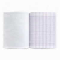 Cahier d'exercices scolaire à reliure à chevalet, nouveau design, couverture en carton blanc, 96 pages, pour l'Afrique, vente en gros