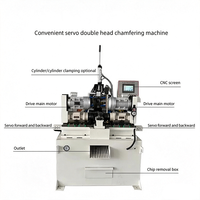 Machine à chanfreiner les tubes à double tête robuste, sans bavure, pour angles intérieurs et extérieurs