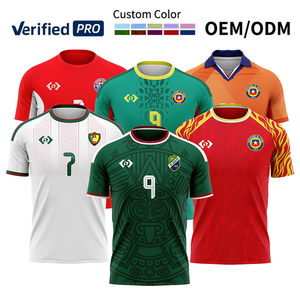 Maglia da Calcio Personalizzata di Alta Qualità per Squadre Nazionali, Jersey da Calcio Mondiale Stampata Digitalmente di Alta Qualità, Maglia da Calcio Messicana - Product Image 1