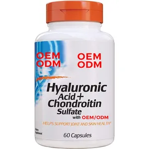 60 Caps Hyaluronic Acid with Chondroitin Sulfate Non-GMO Gluten Free Soy Free Joint Support