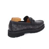 Chaussures en cuir pour hommes de grande taille, logo personnalisé OEM ODM, design personnalisé, bout rond, tendance, chaussures décontractées confortables pour hommes