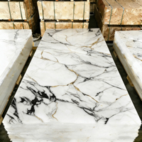 Panneau mural de salle de bain moderne en PVC WPC imperméable avec motif marbre, ignifuge, garantie 5 ans pour la décoration intérieure d'hôtel