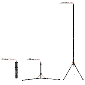 Trépied flexible OEM/ODM de 2 m pour réflecteur, anneaux lumineux, parapluie, fond de photographie, trépied pour appareil photo, <span class=keywords><strong>lampe</strong></span> flash - Product Image 4