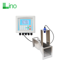 Ln TUF-2001 parshall flume mở kênh Cảm biến lưu lượng cho nước sông IP68 thủy lợi Meter siêu âm lưu lượng kế - Product Image 1