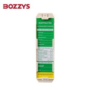 Accessoires d'échafaudage réinscriptibles Double face en PVC pour la réparation d'étiquette et l'opération de pièces d'échafaudage interdite - Product Image 5