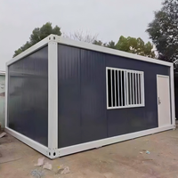 Maison conteneur à assemblage rapide, structure en acier, module préfabriqué pour espace de travail sur site