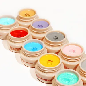 Gel de crème solide Semi-Permanent de couleur Pure 5ml, 22 couleurs, vernis à ongles de laque, manucure LED UV