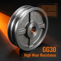 Pièces en fonte gris ductile HT200 pour engins de construction, haute résistance, OEM/ODM, certifiées ISO9001, service personnalisé