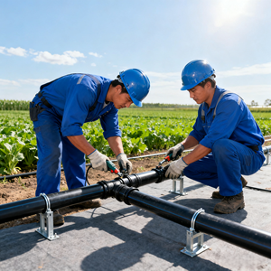 Nhà Máy Tùy Chỉnh 32Mm-50Mm Pe Tự Động Nhỏ Giọt Hệ Thống Thủy Lợi HDPE Nhựa Cán Tự Động Nước Đất Nông Trại Thủy Lợi Ổ Cắm Thoát Nước - Product Image 6