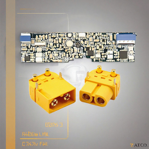 Connecteur XT90 plaqué or en laiton avec boîtier en nylon, mâle/femelle 2P 30A 12V IP66, haute puissance, anti-étincelles, pour drones RC - Product Image 2