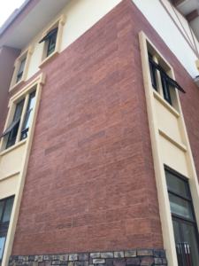 Suelo de porcelana antideslizante resistente al ácido, aspecto de madera falsa, de arcilla modificada, para fachada de azulejos flexibles - Product Image 2