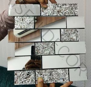 Vente en gros de carreaux de mosaïque en verre pailleté carreaux de mosaïque de couleurs auto-adhésifs pour ktv et salle de douche - Product Image 5