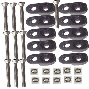 Clip pour câble métallique 10 mm, finition simple, pour usage industriel général - Product Image 4
