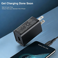 Chargeur mural USB certifié 5V 2A à charge rapide, lot de 2, design léger, protection contre les surintensités pour 13/14/15/16/17