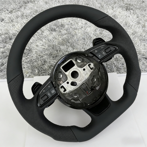 <span class=keywords><strong>Volant</strong></span> de voiture pour <span class=keywords><strong>Audi</strong></span> B8 <span class=keywords><strong>A3</strong></span> 8Y 8P 8V B9 TTS A4 B8 B8.5 A5 A6 C7 C8 4F A7 A8 Q3 Q5 S3 S5 <span class=keywords><strong>Volant</strong></span> sport en cuir - Product Image 5