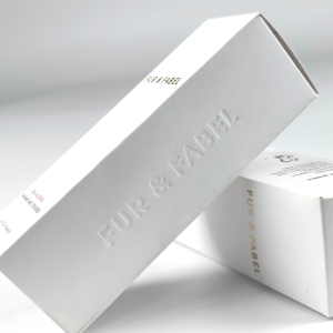 Customized Brand Logo Luxury <strong>White</strong> <strong>Cardboard</strong> Packaging <strong>Box</strong>, Full Color Printed and Embossed Paper <strong>Box</strong> - Product Image 1